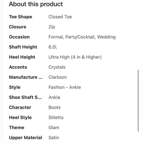 Report Signature Clarkson Crystal Stiletto Bootie - Picture 7 of 8